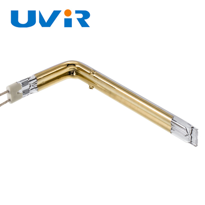 Good price UVIR টুইন প্লাস্টিক পার্টস কোয়ার্টজ টিউব গরম করার উপাদান গোল্ড প্লেটেড ইনফ্রারেড অনলাইন