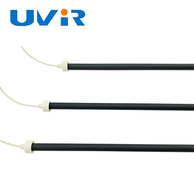 ভালো দাম UVIR কাস্টমাইজেশন Ir হিটার ল্যাম্প 1500W কোয়ার্টজ ইনফ্রারেড লং ওয়েভ ব্ল্যাক টিউব অনলাইন