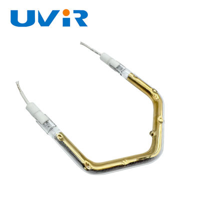 ভালো দাম স্বর্ণের ধাতুপট্টাবৃত অষ্টভুজ ইনফ্রারেড ল্যাম্প টিউব 150-6000W অনলাইন