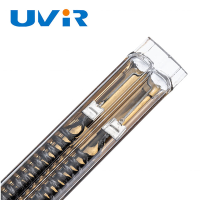 ভালো দাম 230V 2500W কোয়ার্টজ ইনফ্রারেড হিটার ল্যাম্প টিউবুলার আকৃতির সোনার আবরণ অনলাইন