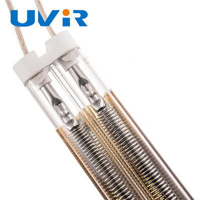 ভালো দাম 4800W 380V মাঝারি তরঙ্গ ইনফ্রারেড ল্যাম্প কোয়ার্টজ টিউব সহ অনলাইন