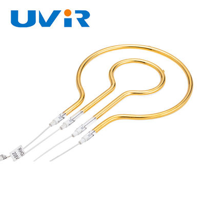 ভালো দাম 1600W গোল্ড রিফ্লেক্টর রিং ইনফ্রারেড হিটার ল্যাম্প 240V অনলাইন