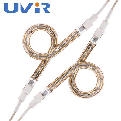 ভালো দাম কাস্টম হ্যালোজেন রিং ইনফ্রারেড হিটিং ল্যাম্প 24V-575V গোল্ড লেপযুক্ত অনলাইন