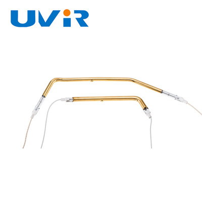 গোল্ড লেপযুক্ত কোয়ার্টজ ইনফ্রারেড হিটিং এলিমেন্ট টিউব 150-6000W