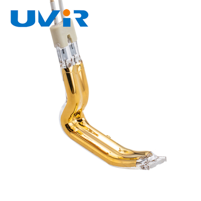 Good price 150-6000w L আকৃতির ডাবল ইনফ্রারেড হিটিং টিউব গোল্ড প্লেটেড OEM অনলাইন