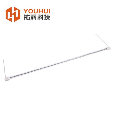 শিল্প অ্যাপ্লিকেশনগুলির জন্য টাংস্টেন ফিলামেন্ট এবং কোয়ার্টজ গ্লাস সহ একক টিউব কোয়ার্টজ ইনফ্রারেড ল্যাম্প