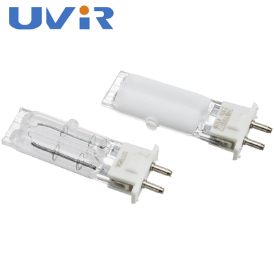200W 115V সিরামিক হোয়াইট টুইন টিউব ইনফ্রারেড হিটিং ল্যাম্প
