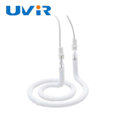 Good price UVIR রিং ইনফ্রারেড ল্যাম্প, সাদা আবরণ কোয়ার্টজ টিউব হ্যালোজেন আইআর ল্যাম্প 230V 1500W অনলাইন
