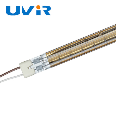 Good price শর্ট ওয়েভ কোয়ার্টজ হিট ল্যাম্প 400V 5400W 11x23mm গোল্ড রিফ্লেক্টর অনলাইন