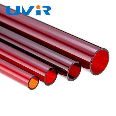 Good price UVIR রুবি কালার ইনফ্রারেড কোয়ার্টজ টিউব হিটার 14 মিমি 19 মিমি ব্যাস অনলাইন