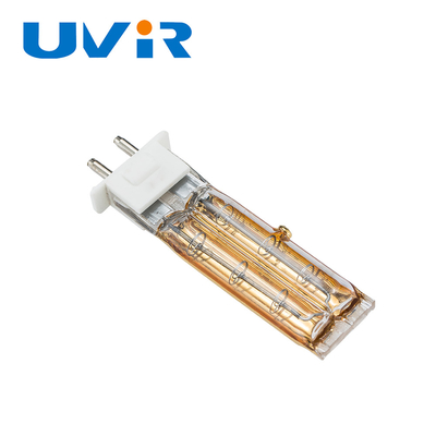 Good price টুইন টিউব TC04 500W 115V কোয়ার্টজ ইনফ্রারেড ল্যাম্প হিটার সোনার প্রতিফলক সহ অনলাইন